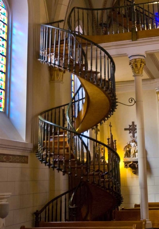 Splendid Spiral Staircase Loretto Chapel Picture 978