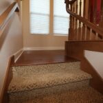 Stunning Carpeted Stairs With Wood Floors Picture 324