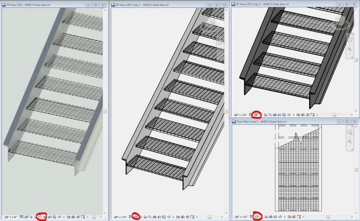 Stunning Revit Metal Stairs Picture 734