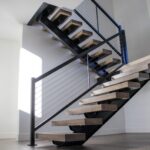 Stunning Steel Floating Stairs Photo 718