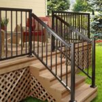 Stylish Aluminum Stair Railing Picture 722