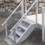 Stylish Aluminum Steps With Handrail Picture 179