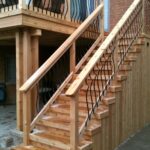 Stylish Deck Stairs Design Photo 617