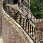 Stylish Exterior Wrought Iron Railings Home Depot Image 204