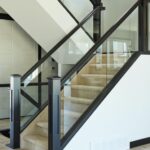Stylish Glass Stair Panels Picture 604