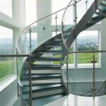 Stylish Modern Glass Staircase Photo 104