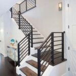 Stylish Modern Stair Railings Interior Photo 415