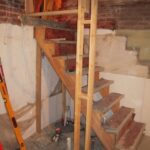 Stylish Narrow Basement Stairs Image 321
