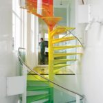 Stylish Narrow Spiral Staircase Image 832