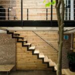Stylish Outside Stair Design For Small House Photo 660