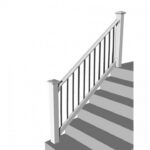 Stylish Pvc Stair Railing Image 335