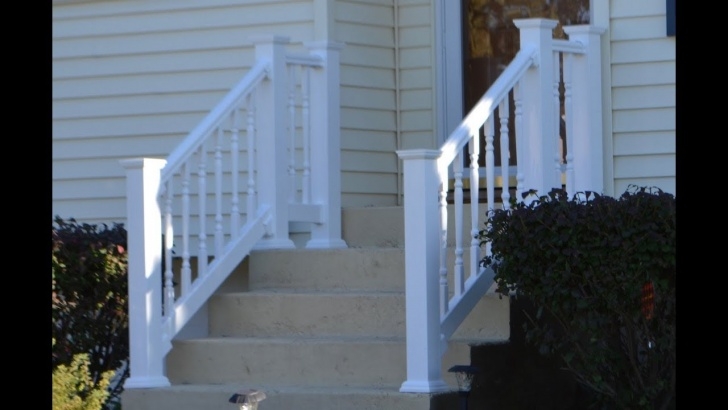 Stylish Railing For Concrete Porch Photo 545