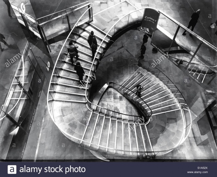 Stylish Spiral Stair People Image 270