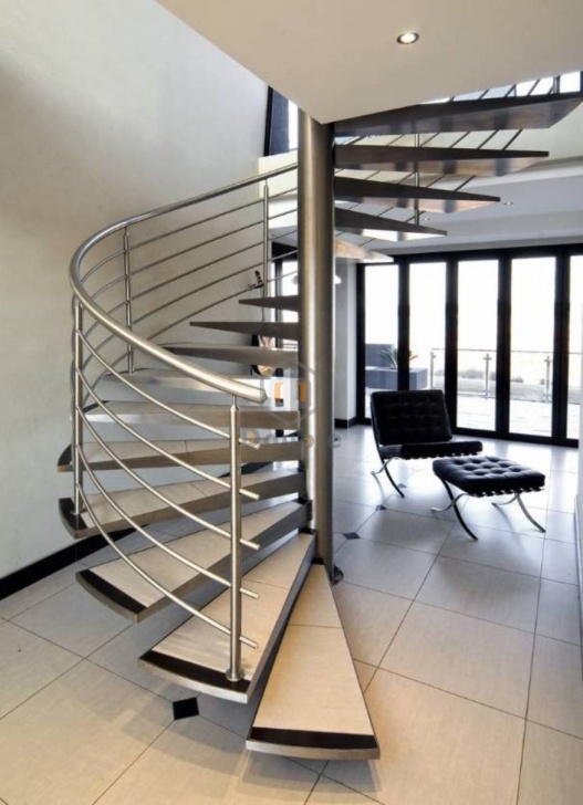 Stylish Stainless Steel Staircase Picture 695