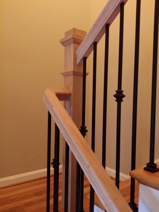 Stylish Stair Railing Posts Photo 753