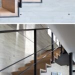 Stylish Wood And Concrete Stairs Image 102