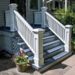 Stylish Wooden Porch Steps Image 078