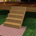 Stylish Wooden Porch Steps Image 436