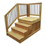Stylish Wooden Stairs For Mobile Home Picture 320