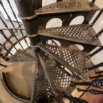Stylish Wrought Iron Spiral Staircase Image 400