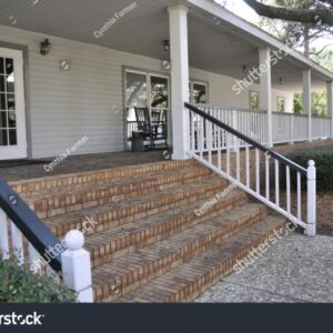 Brick Steps To Wood Porch