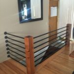 Super Cool Stair Landing Railing Picture 807