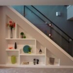 Super Cool Stairs With Cabinet Design Photo 912