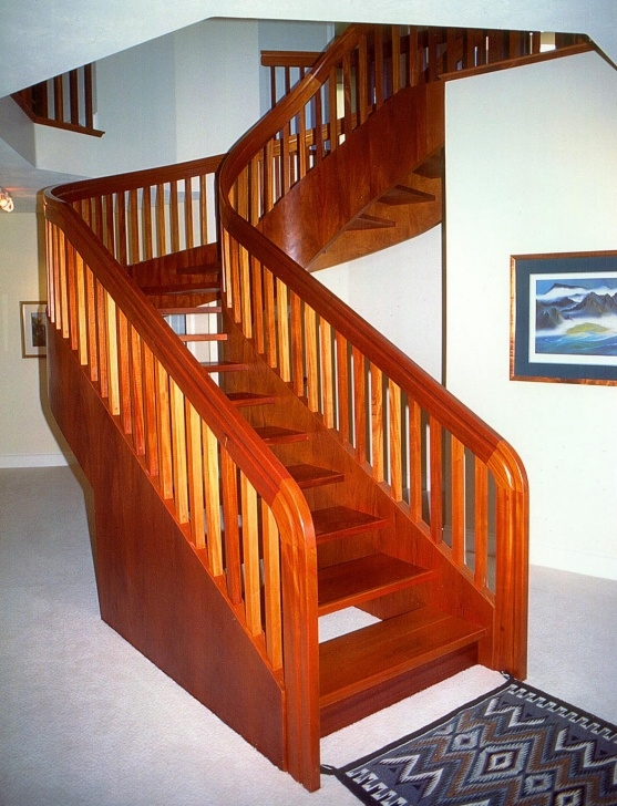 Super Cool Wooden Handrail Design Picture 594