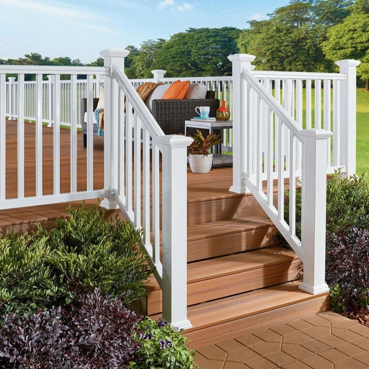 Surprising Outdoor Wood Stair Railing Image 042