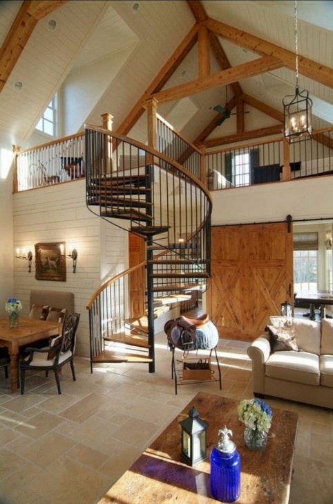 Surprising Spiral Staircase To Attic Bedroom Photo 053