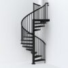 Black Spiral Staircase