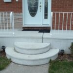 Top Building Half Round Wood Steps Photo 633