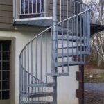 Top Cast Aluminium Spiral Staircase Image 692