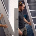 Top Folding Stairs With Handrails Image 447