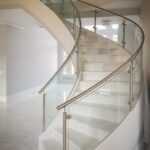 Top Round Stairs Railing Design Image 617