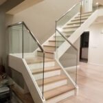 Top Wooden Staircase With Glass Panels Image 358