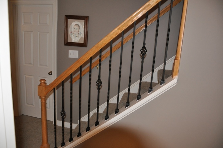 Top Wrought Iron Stair Railings Interior Picture 986