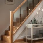 Wonderful Oak Handrail For Glass Picture 146