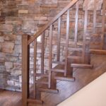 Wonderful Wood Stair Railings Interior Photo 569